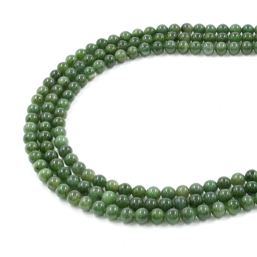 Giada Canadese fili tondi 6mm