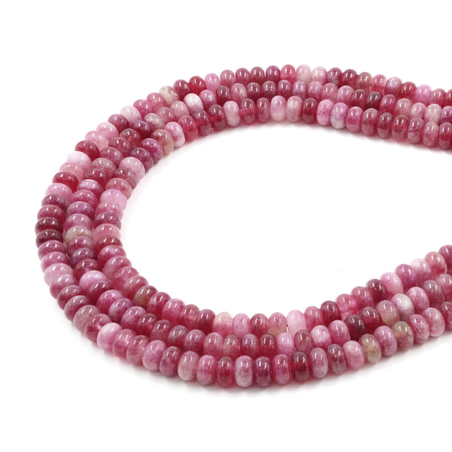 Giada Fragola tinta fili rondelle 8x5mm