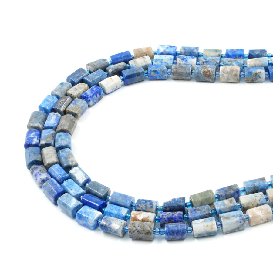 Lapis fili cilindri sfaccettati 10x7mm