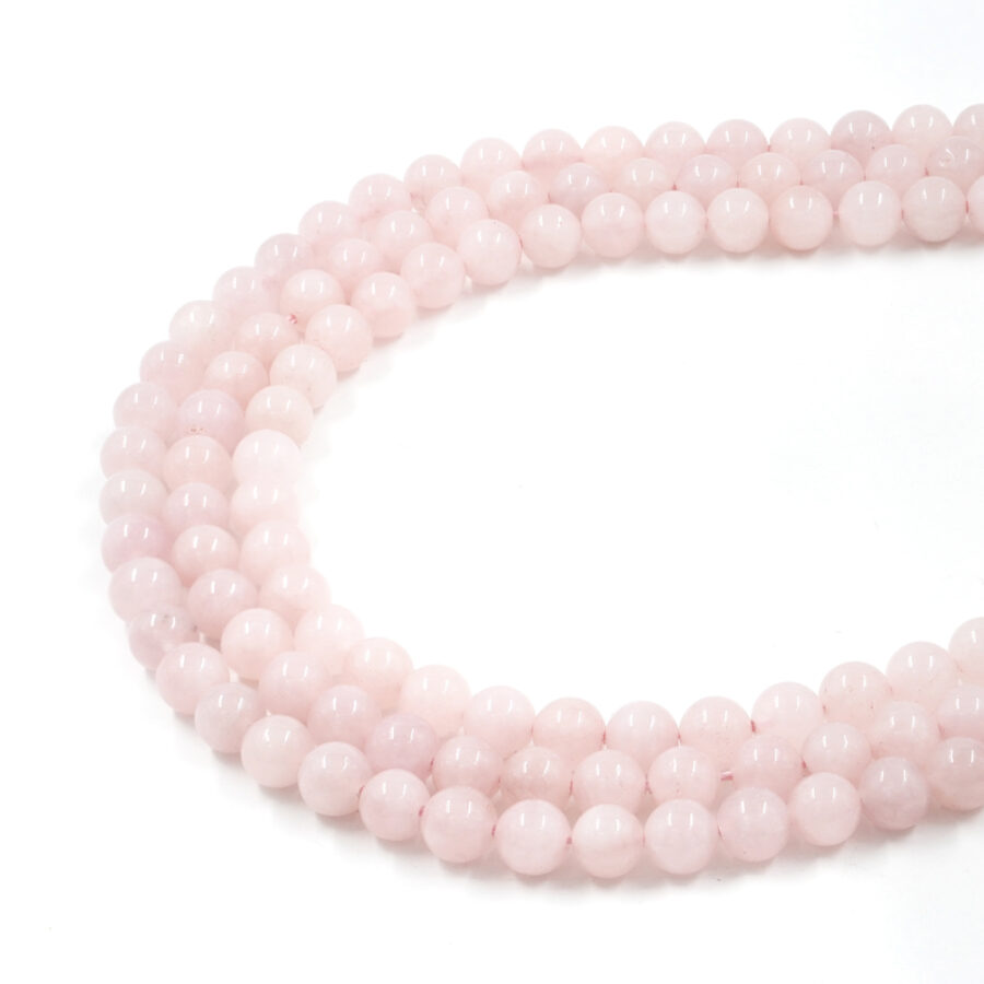 Quarzo Rosa fili tondi 4mm a 12mm – Qualità AB