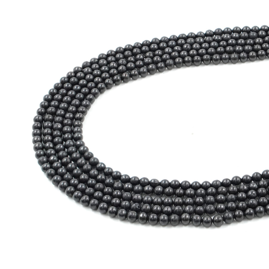 Shungite fili tondi 4mm a 12mm - immagine 2