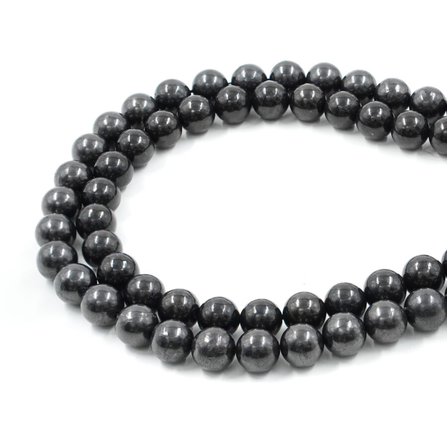 Shungite fili tondi 4mm a 12mm