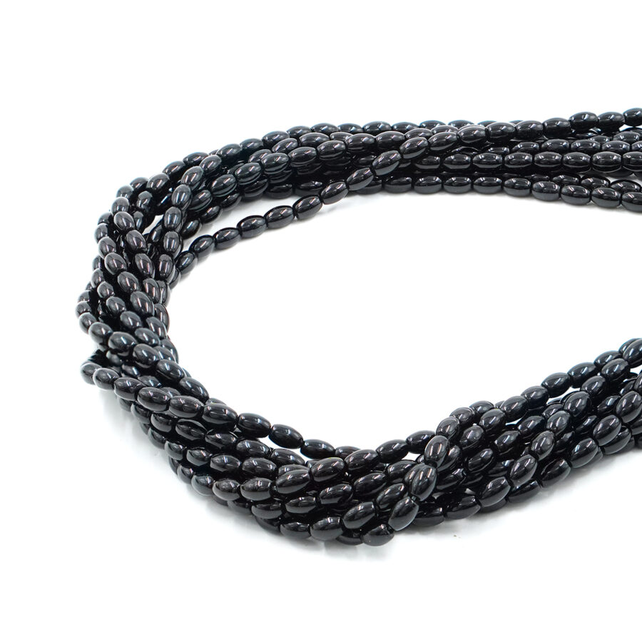 Onice fili olive 6x4mm