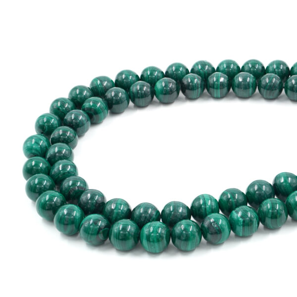 Malachite fili tondi 14mm