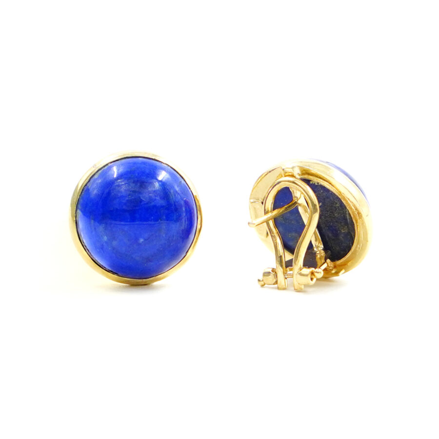 Orecchini in argento con lapis – Dorato