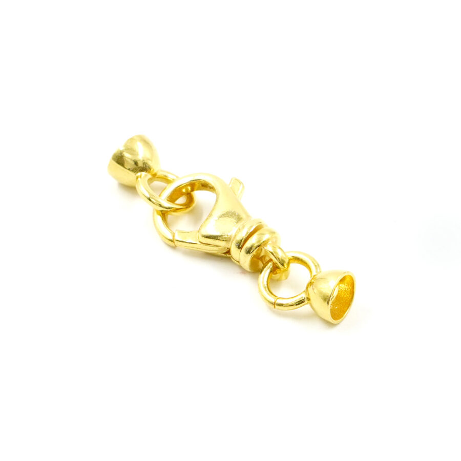 Argento Chiusura 20x10mm con coppa 6mm – Dorato
