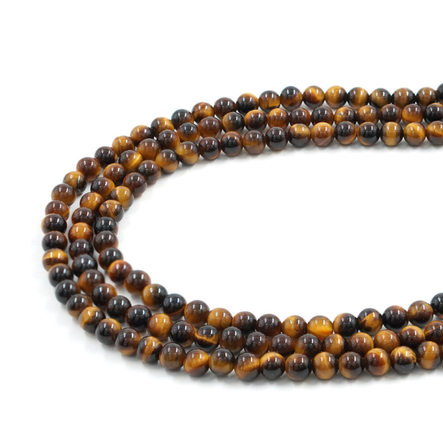 Occhio di Tigre fili tondi 6mm – Qualità A