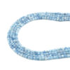 Acquamarina fili cubi sfaccettati 4mm – Qualità AB