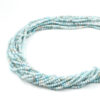 Larimar fili rondelle sfaccettate 3x2mm