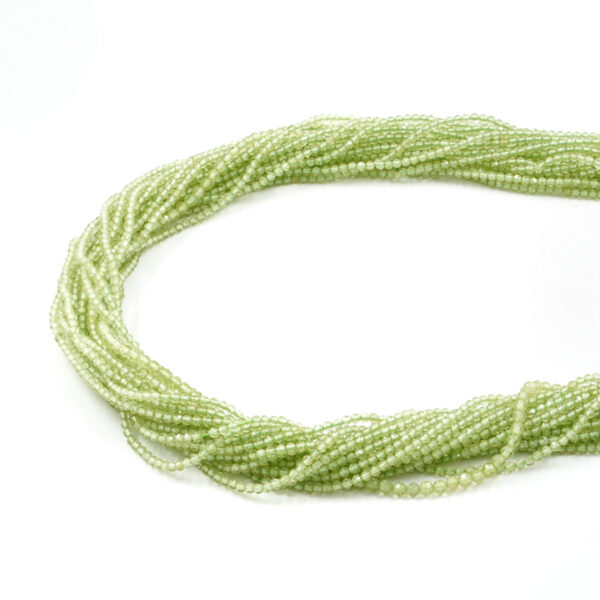 Peridoto fili tondi sfaccettati 2mm – Qualità A