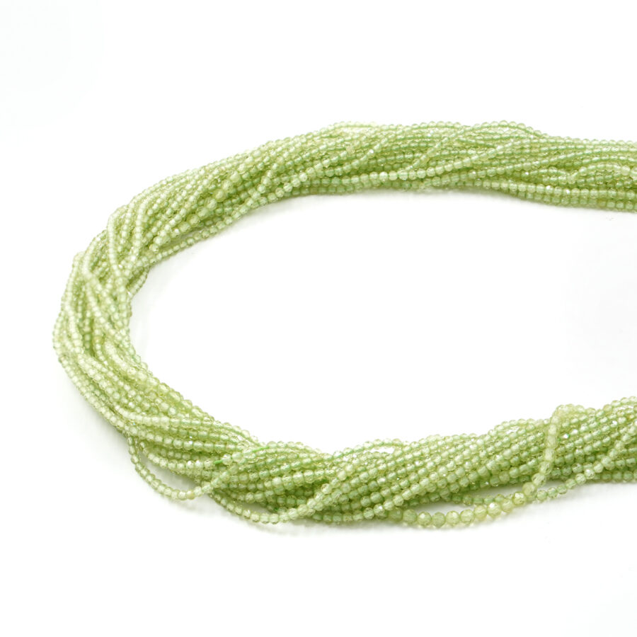 Peridoto fili tondi sfaccettati 2mm – Qualità A