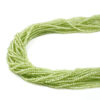Peridoto fili rondelle sfaccettate 3x2mm