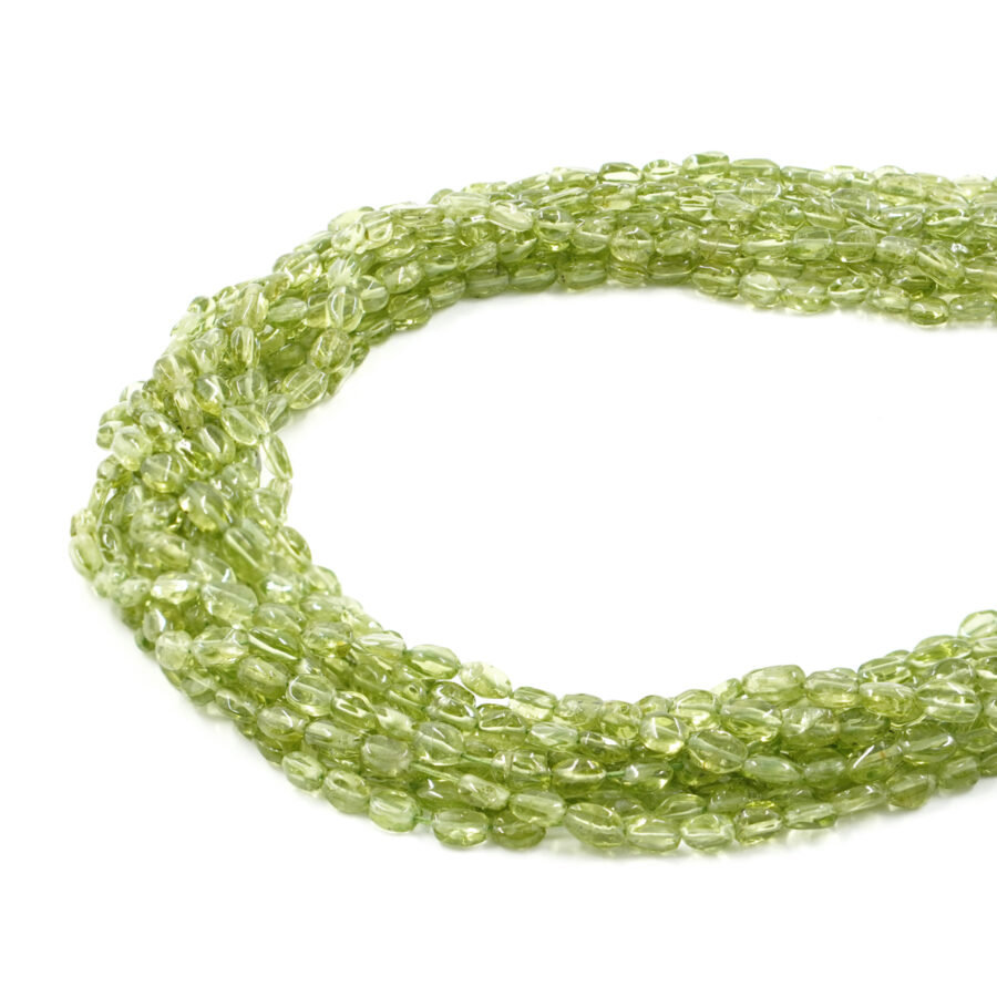 Peridoto fili sassi 6x4mm