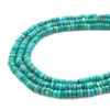 Turchese fili rondelle 8x4mm