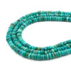 Turchese fili rondelle 10x5mm