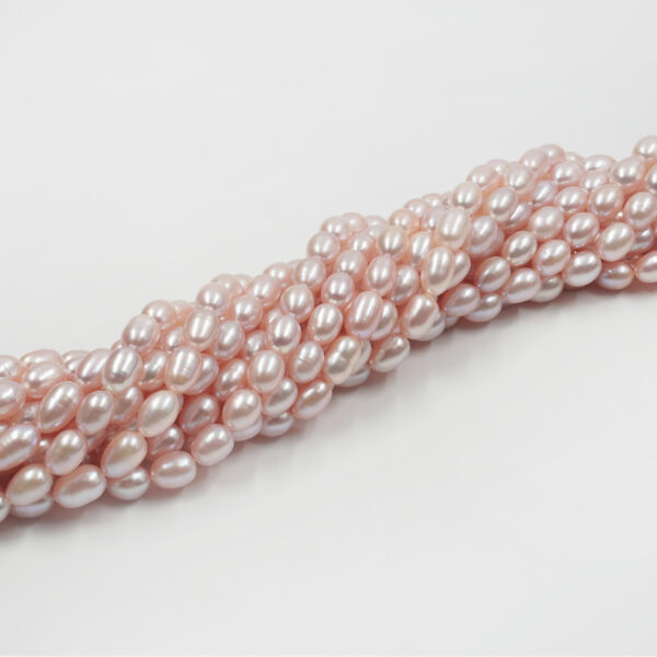 Perle d'Acqua Dolce fili riso 6½-7mm – Colore Naturale