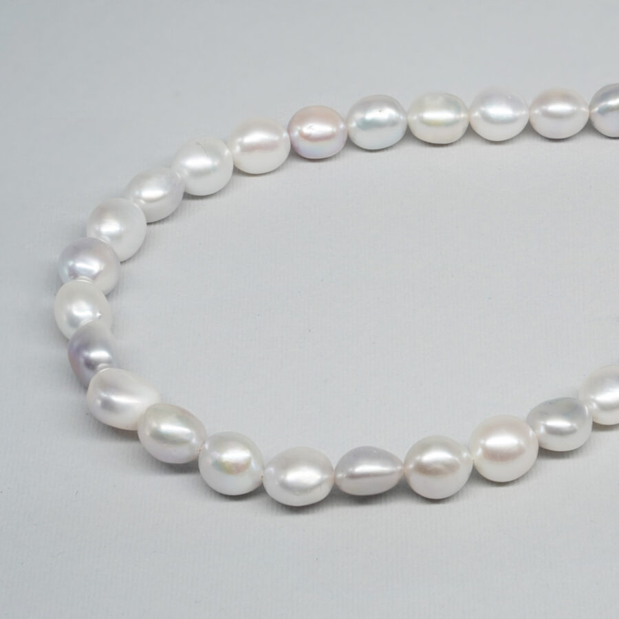 Perle d'Acqua Dolce fili barocchi 12-13mm  - Colore Grigio