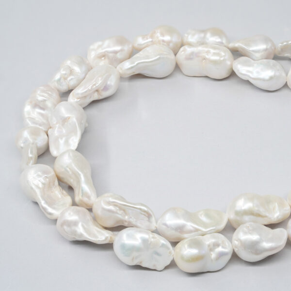 Perle d'Acqua Dolce fili barocchi con nucleo 15-20mm