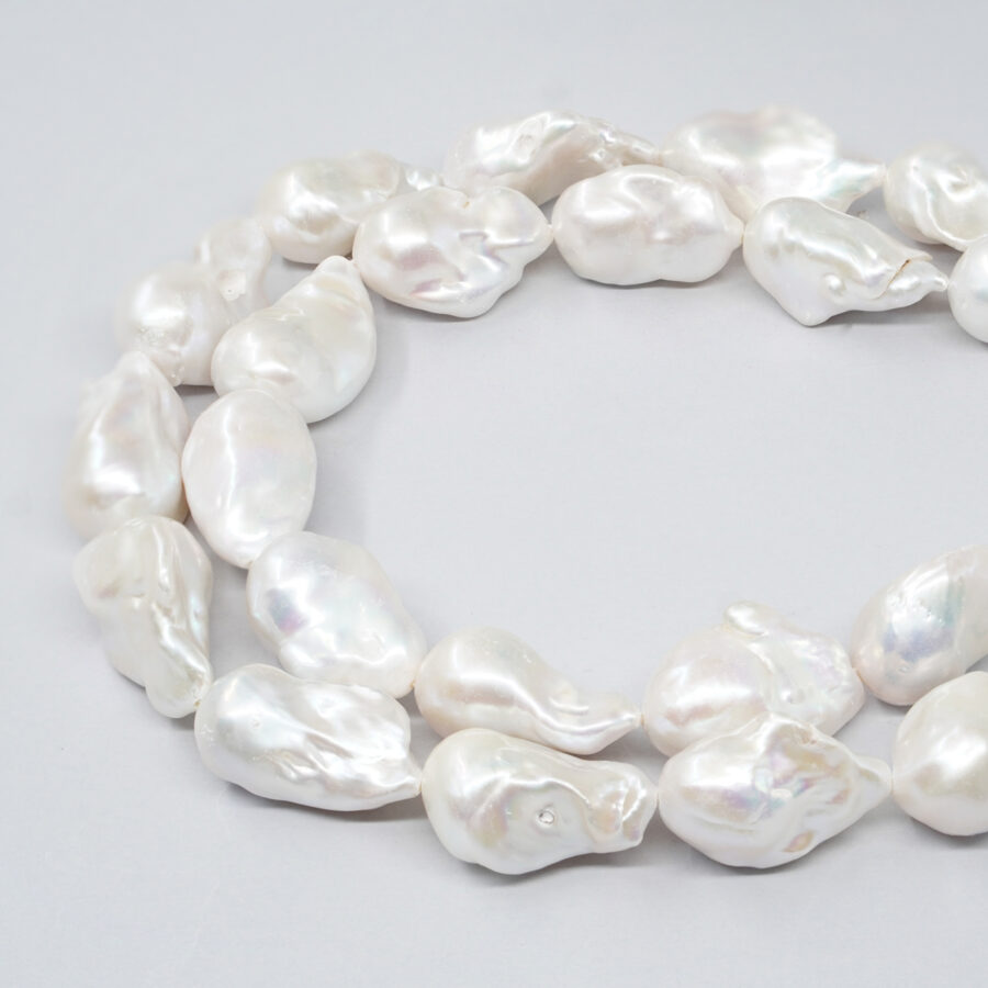 Perle d'Acqua Dolce fili barocchi con nucleo 16-18mm