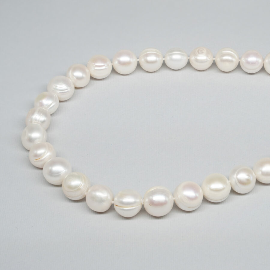 Perle d'Acqua Dolce fili circle 11-12mm