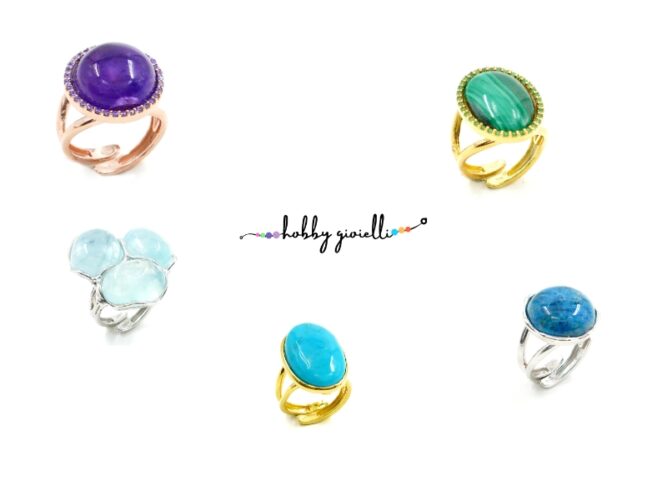 Anelli argento con pietre: eleganza e stile che parlano di te.