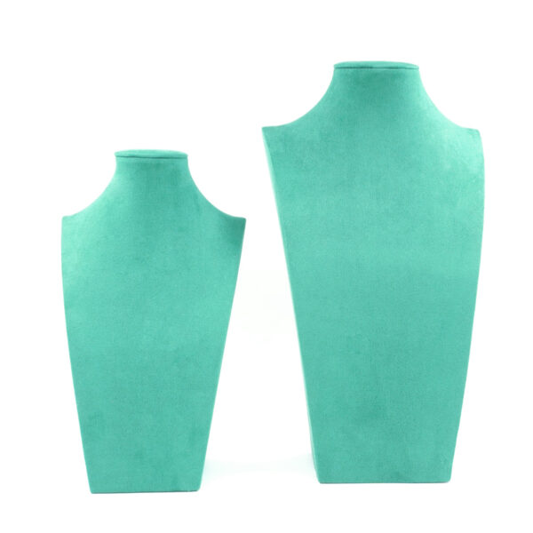 Collo Espositore per Collane Busto Altezza 31cm e 40cm – Verde Menta