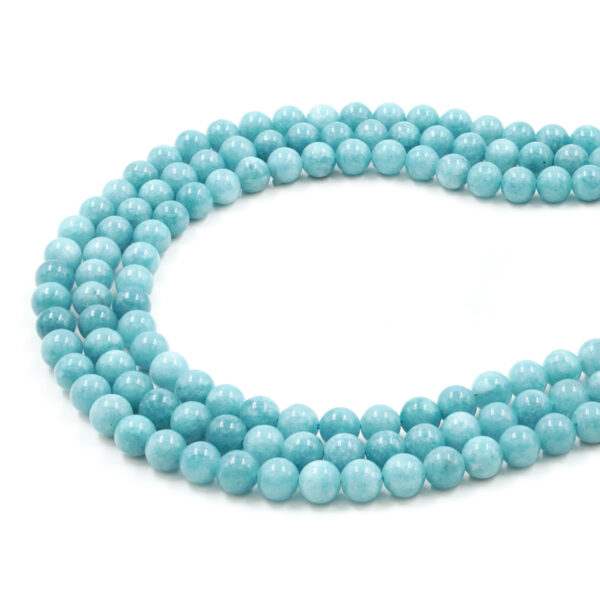 Giada angelite tinta fili tondi 6mm a 10mm