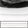 Catena Rolo' in argento diametro 1,65mm – Argentato - SM1434