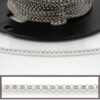 Catena Rolo' in argento diametro 2,00mm – Rodiato - SM1436