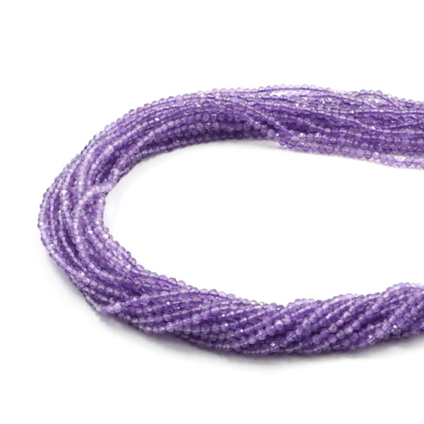 Ametista filo tondo sfaccettato 2-2,5mm - AME845