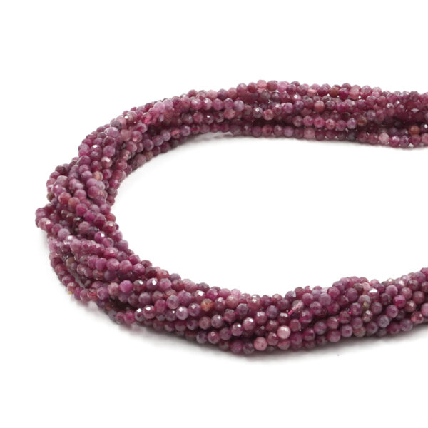 Tormalina filo tondo sfaccettate 3-3,5mm - TORM57