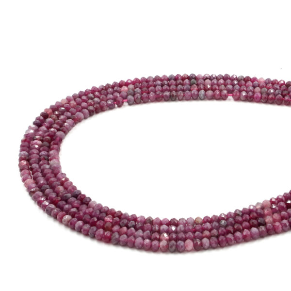 Tormalina fili rondelle sfaccettate 4x3mm - TORM69