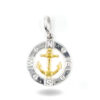 Pendente Argento Ancora - Bicolore - ARG856