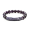 Bracciale Elastico in ametista e zirconi - BRA2413