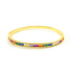 Bracciale Argento con zirconi multicolor – Dorato - BRA2420
