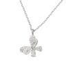 Collana Argento farfalla con zirconi – Dorato - COL2706