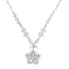 Collana Argento stella con zirconi - Rodiato - COL2741