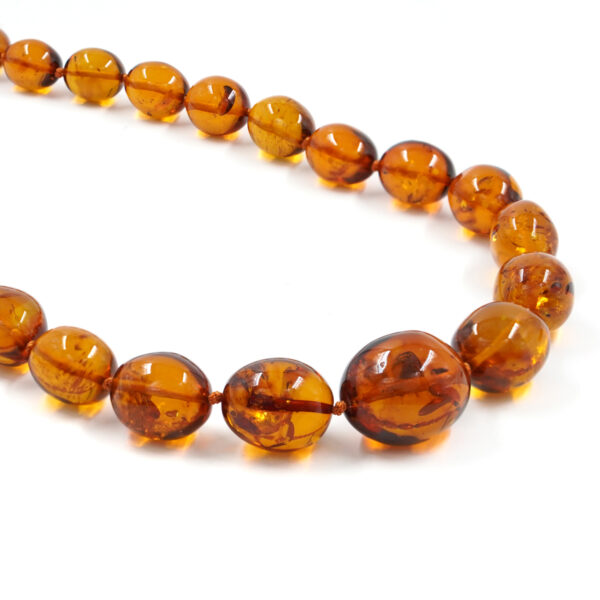 Ambra Colombiana cognac fili olive - AMB350