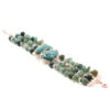 Bracciale apatite, agata, chiusura argento - BRA2430