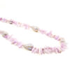 Collana kunzite, perla, chiusura argento - COL2796