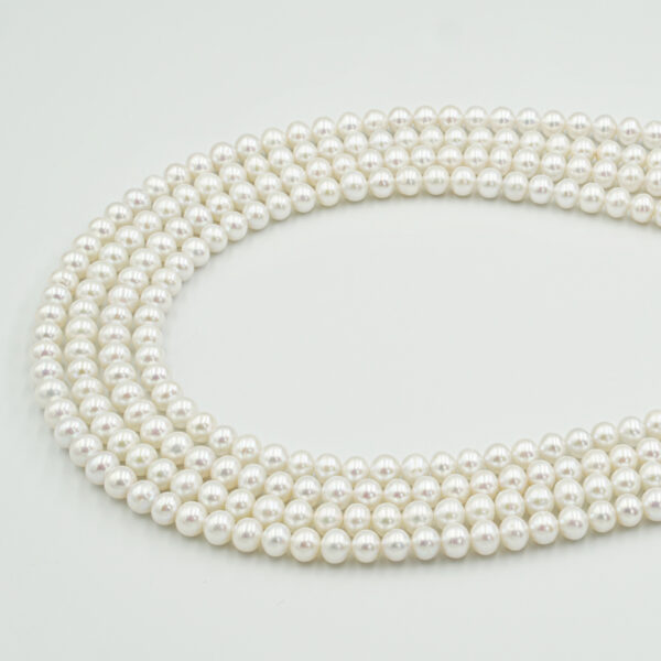 Perle Acqua Dolce fili tondi 4,5-5mm - FWP1013