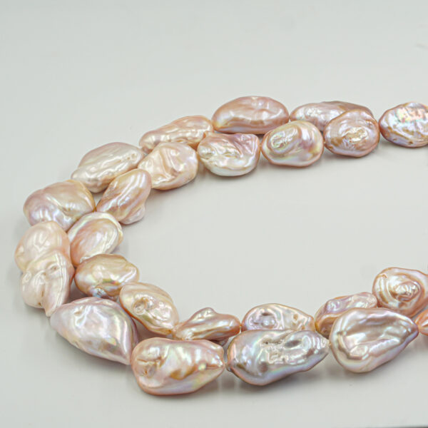 Perle Acqua Dolce fili goccia piatta Naturali - FWP3183