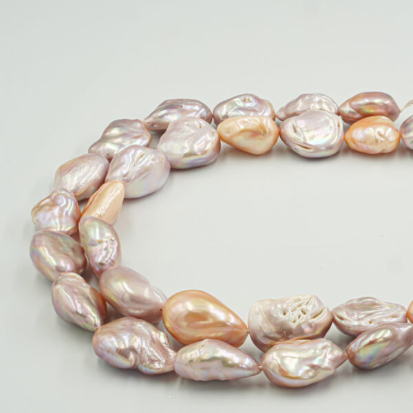 Perle Acqua Dolce fili monete 17-19mm Naturali - FWP4201