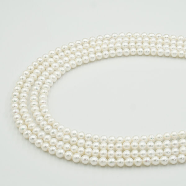 Perle Acqua Dolce fili tondi 4,5-5mm - FWP4204