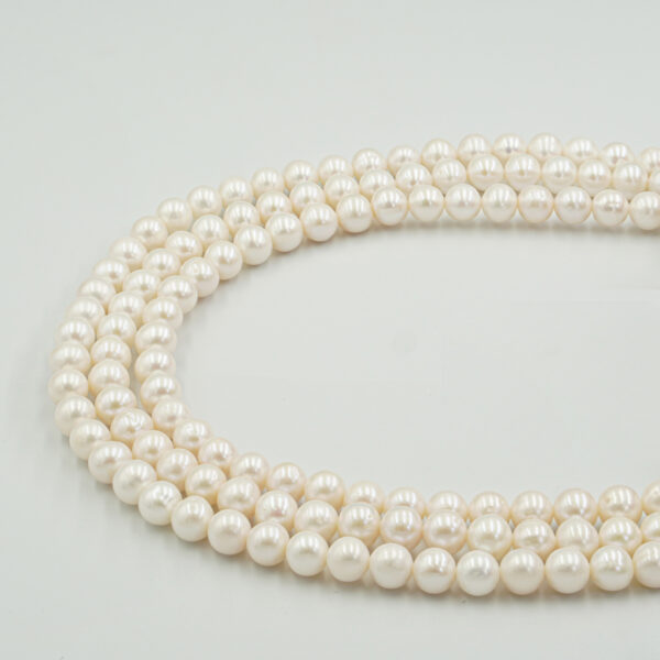 Perle Acqua Dolce fili tondi 7,5-8mm - FWP4207