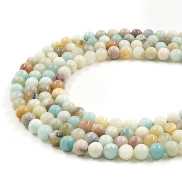 Amazzonite Multicolor filo tondo 10mm - AMZ164