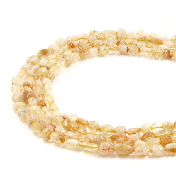 Citrino fili sassi 10x8mm