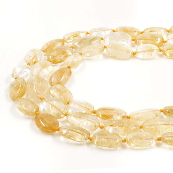 Citrino fili ovali misure varie - CIT166