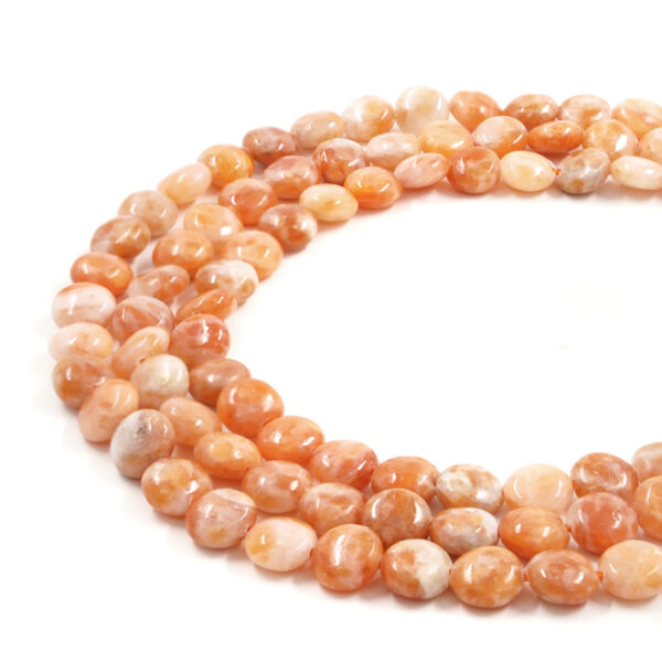 Calcite Arancio fili monete 10mm - ORA62