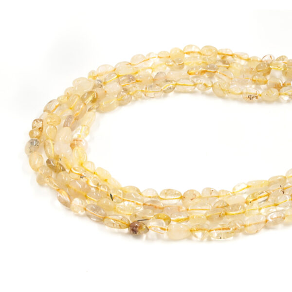 Quarzo Ematoide fili sassi 7x9mm - QRT66